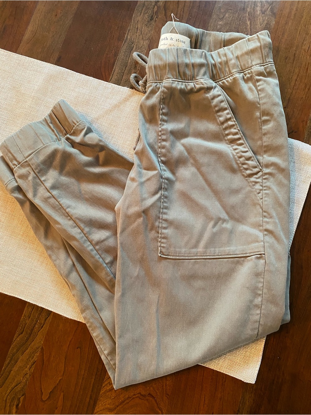 cloth & stone women’s Light olive green Jogger Pants